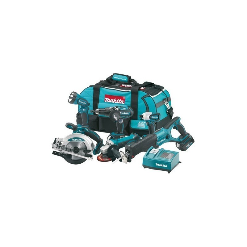 Makita 18 Volt Litium Ion 6 Piece Kit