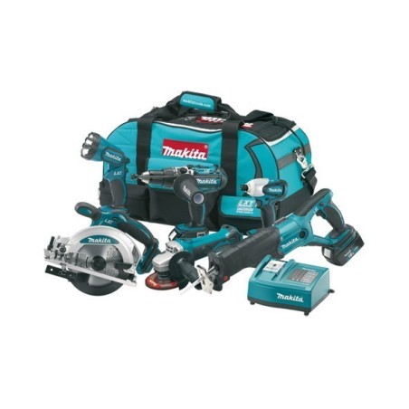 Makita 18 Volt Litium Ion 6 Piece Kit