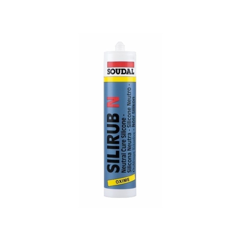 Soudal Silirub N 310ml Clear Silicone (Box qty 24)