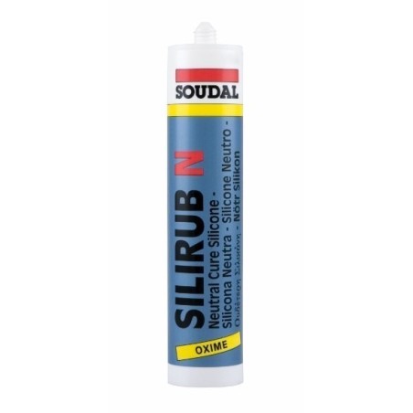 Soudal Silirub N 310ml Clear Silicone (Box qty 24)