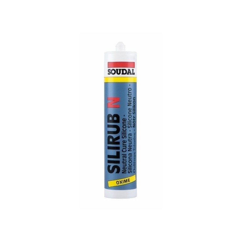 Soudal Silirub N 310ml Clear Silicone (Box qty 24) Soudal Silirub N 310ml Clear Silicone (Box qty 24)