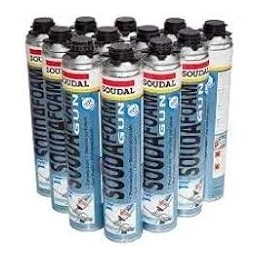 Soudal Gun Foam 750ml x 24 Qty + Free Metal Foam Gun £105.00 inc Vat